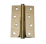 Петля п.сталь 100х70х2,5 РВ полиров.латунь Петля п.сталь 100х70х2,5 РВ полиров.латунь