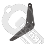 Уголок для полок черный 100х75 (3х4), 18384 фото 2 Уголок для полок черный 100х75 (3х4), 18384 фото 2