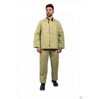 Костюм сварщика (тк. брезент ОП) усиленный (112-116/182-188) Костюм сварщика (тк. брезент ОП) усиленный (112-116/182-188)