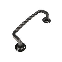 Ручка-скоба на розетках ,черная 103-240D /(1/20) 1ШТ.Amig*** Ручка-скоба на розетках ,черная 103-240D /(1/20) 1ШТ.Amig***