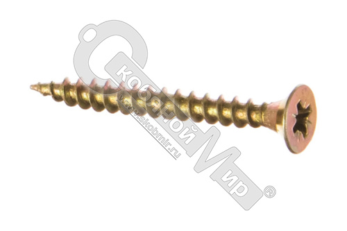 Шуруп потай, универсальный, желтоп 3х45  /1кг/