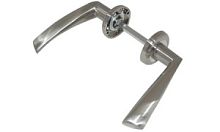 Ручка дверная PAL-01 SN/CP матовый никель "Мессина"*** Ручка дверная PAL-01 SN/CP матовый никель "Мессина"***