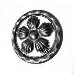 Цветок штампованный в кольце D 120/115 мм 13100.02/ЦВ 1117/SK23.39 Цветок штампованный в кольце D 120/115 мм 13100.02/ЦВ 1117/SK23.39