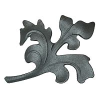 Лист кованый левый 150х110 мм Лист кованый левый 150х110 мм