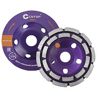 Чашка алмазная по камню 125х5,0х8,0х22,2 (2-ряда), CUTOP, 63-12560 Чашка алмазная по камню 125х5,0х8,0х22,2 (2-ряда), CUTOP, 63-12560