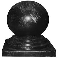 Заглушка с шаром штампованная квадратная 120х120х1 мм 31120/SK35.05.12 Заглушка с шаром штампованная квадратная 120х120х1 мм 31120/SK35.05.12