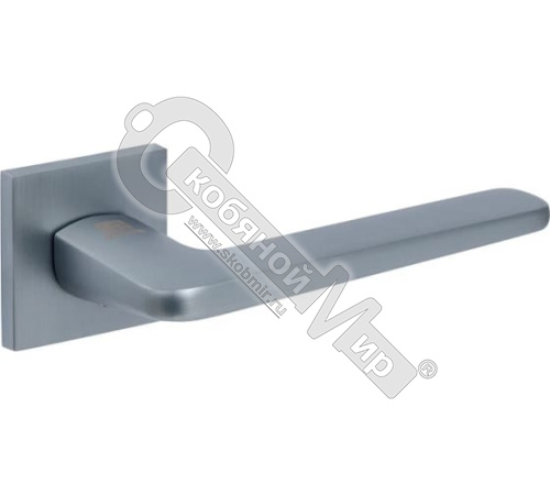 Ручки дверные на тонкой розетке FRESCO A-55-40 M.CHROME ,матовый хром BUSSARE