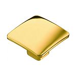 Ручка кнопка квадратная модерн глянцевое золото, 436025МР25 Ручка кнопка квадратная модерн глянцевое золото, 436025МР25