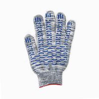 Перчатки х/б серые, 10 класс 6 нитей, с ПВХ "Волна" Перчатки х/б серые, 10 класс 6 нитей, с ПВХ "Волна"