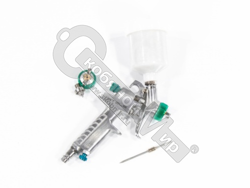 Краскоспульт гравитационный AG 810 HVLP, сопло 0,8 мм и 1 мм, Stels,  57361 