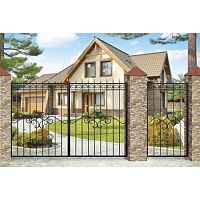 Ворота Дачные прямые С15 3096х2100 мм Ворота Дачные прямые С15 3096х2100 мм