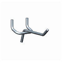 Крючок одинарный  50мм*3,2,цвет:хром BON630KL-3*** Крючок одинарный  50мм*3,2,цвет:хром BON630KL-3***