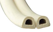 Уплотнитель D 9х8 мм, белый (100 м - 2х50 м) Уплотнитель D 9х8 мм, белый (100 м - 2х50 м)