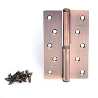 Петля левая 120х80-B-Steel-AC-L Apecs, медь 00013698*** Петля левая 120х80-B-Steel-AC-L Apecs, медь 00013698***