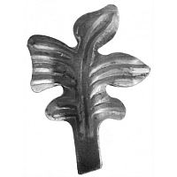 Лист кованый левый 110х75х3 мм 3817Т Лист кованый левый 110х75х3 мм 3817Т