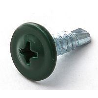 Саморез с прессшайбой, сверло RAL6005 4,2х19 темно-зеленый /500/ Саморез с прессшайбой, сверло RAL6005 4,2х19 темно-зеленый /500/