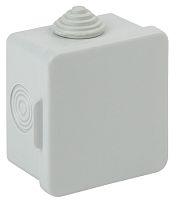 Монтажная распаячная коробка для открытой установки, 65х65х50 мм, ЭРА КОР Монтажная распаячная коробка для открытой установки, 65х65х50 мм, ЭРА КОР