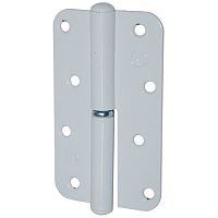 Петля накладная ПН1-110 правая, белый полимер, 543 Тип 2 /80/ Петля накладная ПН1-110 правая, белый полимер, 543 Тип 2 /80/