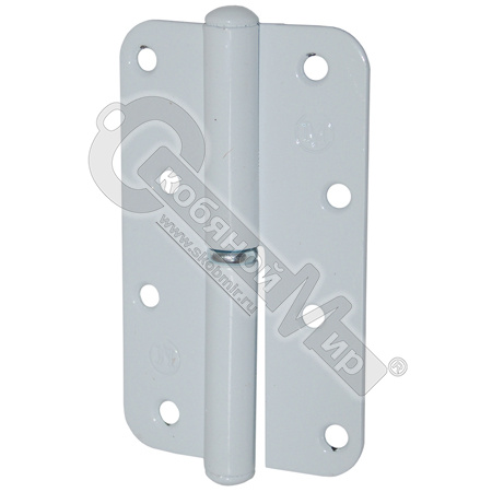 Петля накладная ПН1-110 правая, белый полимер, 543 Тип 2 /80/ Петля накладная ПН1-110 правая, белый полимер, 543 Тип 2 /80/