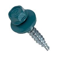 Саморез кровельный КРсZP RAL5021  4,8х51 морская волна /50/ Саморез кровельный КРсZP RAL5021  4,8х51 морская волна /50/