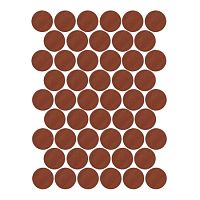 Заглушки самоклеющиеся пластик. 14 мм для евровинта, вишня (лист 50 шт.), РС2145 Заглушки самоклеющиеся пластик. 14 мм для евровинта, вишня (лист 50 шт.), РС2145