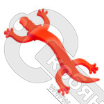 Ручка-скоба 96 мм BRASS детская коллекция Крокодил, красный, 450096ST09 *** фото 2 Ручка-скоба 96 мм BRASS детская коллекция Крокодил, красный, 450096ST09 *** фото 2