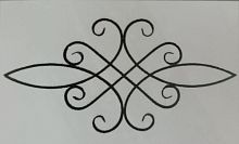 Узор "Виньетка маленькая" 1100х500 мм квадрат 10х10 мм Узор "Виньетка маленькая" 1100х500 мм квадрат 10х10 мм