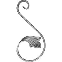 Вензель 225x110 мм левый 1166Т/19243 Вензель 225x110 мм левый 1166Т/19243