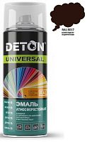 Эмаль-аэрозоль алкидная атмосферостойкая DETON Universal, коричневый (0,52 л) RAL8017, DTN-A70137 Эмаль-аэрозоль алкидная атмосферостойкая DETON Universal, коричневый (0,52 л) RAL8017, DTN-A70137