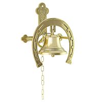 Настенный колокол "ПОДКОВА" на кроншт.,16х9х20Н лат.полир.82.498 *** Настенный колокол "ПОДКОВА" на кроншт.,16х9х20Н лат.полир.82.498 ***