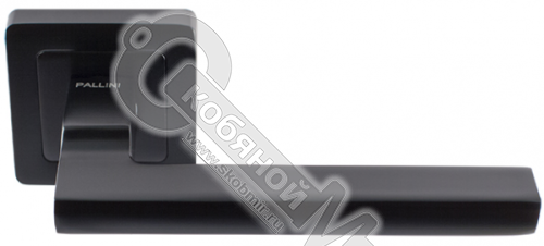 Ручка дверная PAL-127-RS BL Origin «Салерно», цвет - черный