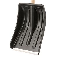 Лопата для уборки снега пластиковая, 275х365х865 мм, деревянный черенок, Sparta, 61639 Лопата для уборки снега пластиковая, 275х365х865 мм, деревянный черенок, Sparta, 61639