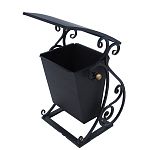 Урна Лотос под крышей, 25 л. Урна Лотос под крышей, 25 л.