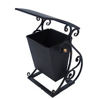 Урна Лотос под крышей, 25 л. Урна Лотос под крышей, 25 л.