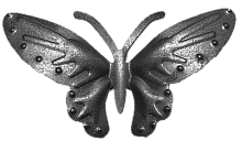Бабочка 6249 105х60х0,8 мм штампованная Бабочка 6249 105х60х0,8 мм штампованная