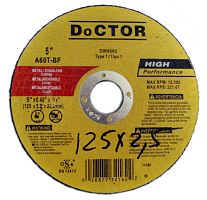 Круг отрезной абразивный по металлу 115х2,5 мм, Doctor*** Круг отрезной абразивный по металлу 115х2,5 мм, Doctor***