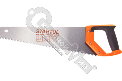 Ножовка по дереву 500 мм, крупный зуб, STARTUL STANDART,  ST4024-50