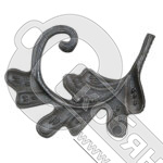 Лист кованый правый 130х85 мм фото 2 Лист кованый правый 130х85 мм фото 2