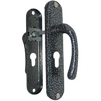 Ручка на планке РДП 2-006-55Ц-АС- антик серебро,цилиндр  /15/