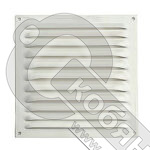 Решетка вентиляционная металлическая 200х200 мм с сеткой, белая /50/ фото 2 Решетка вентиляционная металлическая 200х200 мм с сеткой, белая /50/ фото 2
