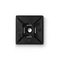 Площадка под хомут 19х19 черн. под саморез 8198 Площадка под хомут 19х19 черн. под саморез 8198