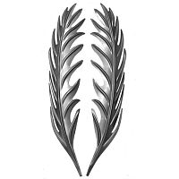 Лист штампованный пара 180х870х1 мм 19-1295 Лист штампованный пара 180х870х1 мм 19-1295