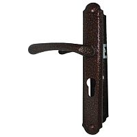 Ручка на планке РДП 1-006-55Ц АМ-антик медь,цилиндр /15/ Ручка на планке РДП 1-006-55Ц АМ-антик медь,цилиндр /15/