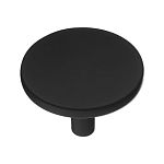 4137001MP24 Ручка кнопка современная классика, черный BRASS 4137001MP24 Ручка кнопка современная классика, черный BRASS