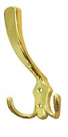 Крючок 3-х рожковый, золото полированное, Boyard, К302 GP*** Крючок 3-х рожковый, золото полированное, Boyard, К302 GP***