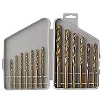 Набор сверл по металлу №58 (кобальт), D=3-10 мм (13 шт.), "ВИЗ" /пласт. уп./ Набор сверл по металлу №58 (кобальт), D=3-10 мм (13 шт.), "ВИЗ" /пласт. уп./