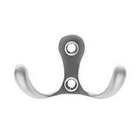 Крючок 2-х рожковый, 1010 / 002, 122-035, хром Крючок 2-х рожковый, 1010 / 002, 122-035, хром