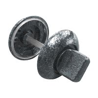 Фиксатор дверной ФД-РР-АС ант.сереб-С