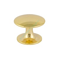 Ручка-кнопка мебельная большая матовое золото 210, 10033*** Ручка-кнопка мебельная большая матовое золото 210, 10033***