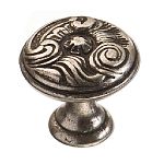 15.366.25.16 Ручка кнопка классика,античное серебро brass 15.366.25.16 Ручка кнопка классика,античное серебро brass